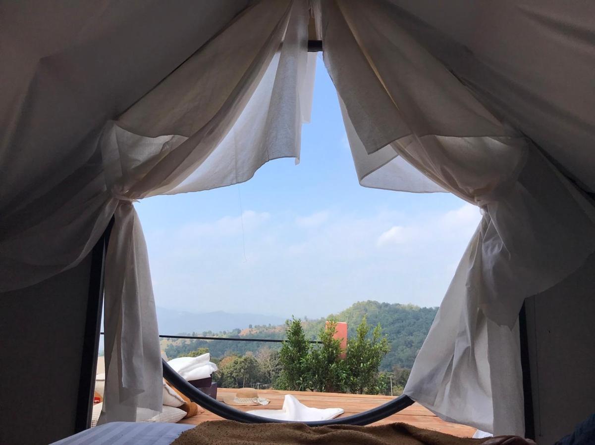 Terre Terrace Glamping - Doichang Ban Huai Khai Екстер'єр фото